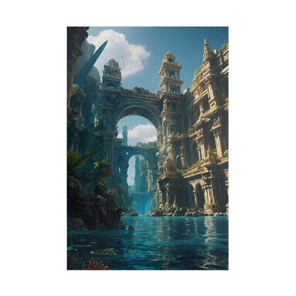 Lost World Fantasy Jigsaw Puzzle - Stunning Aesthetic Decor - Personalized Stylish Crafts