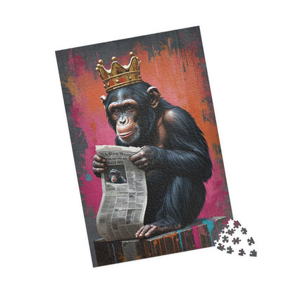 Cool Monkey King 500 Piece Jigsaw Puzzle - Gift for Adults and Kids - Personalized Stylish Crafts