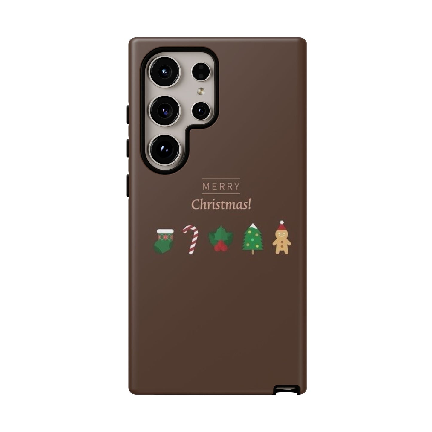 Merry Christmas Phone Case | iPhone Samsung Galaxy Google Pixel - Personalized Stylish Crafts