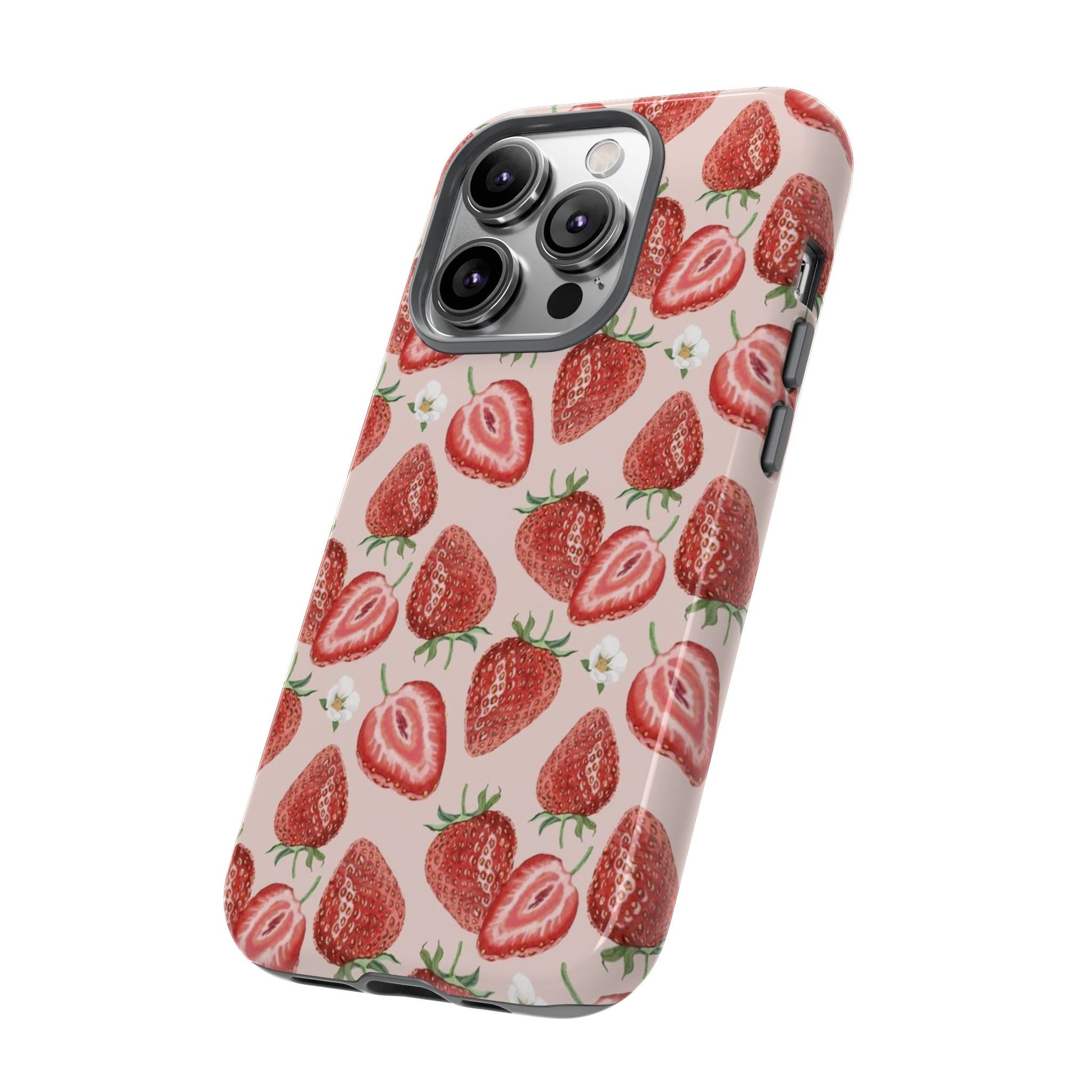 Strawberry Art Wallpaper Phone Case Design - Personalized Stylish Crafts