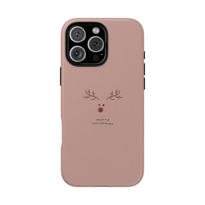 Cute Reindeer Christmas Phone Case | iPhone, Samsung, Pixel - Personalized Stylish Crafts