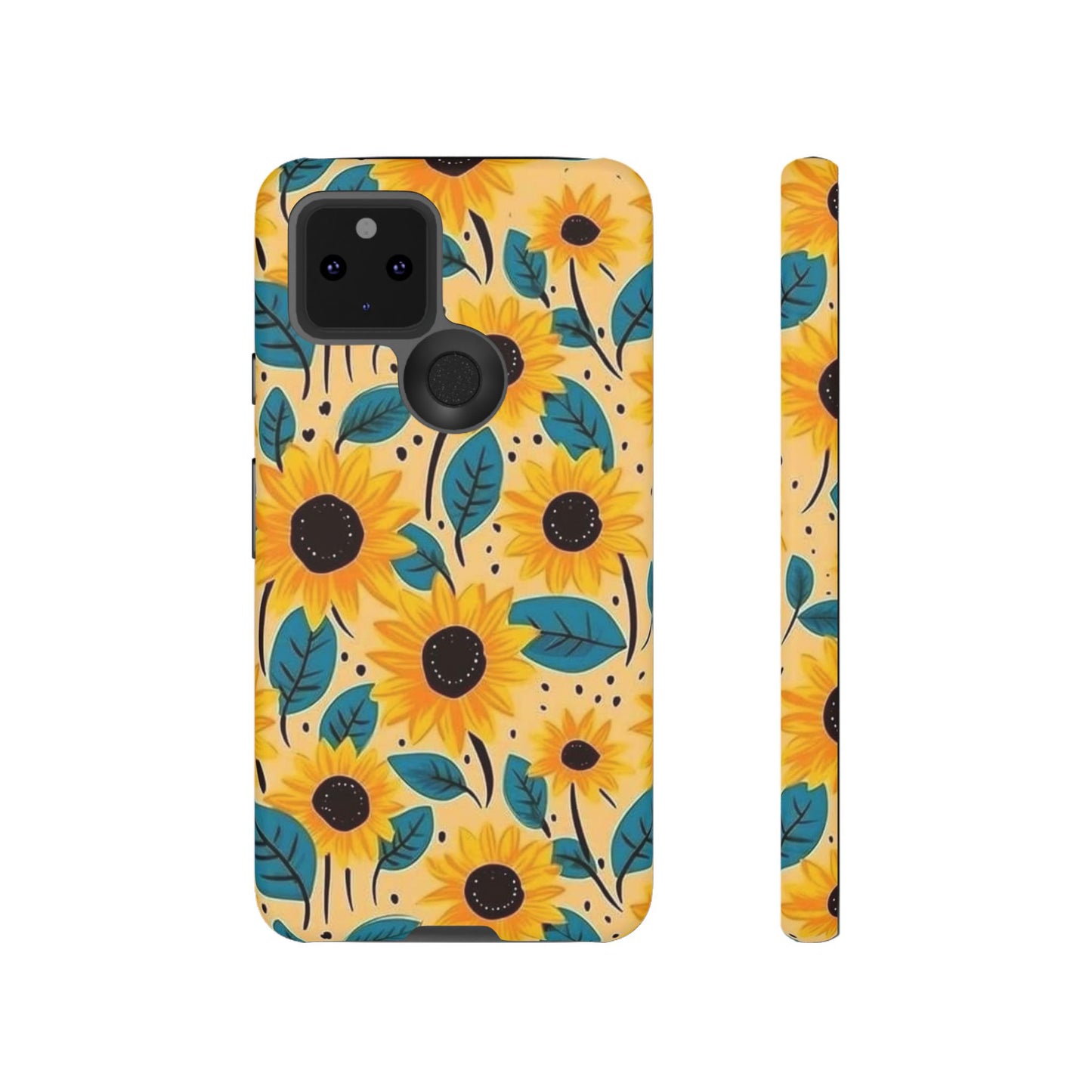 Sunflower Floral Phone Case | iPhone, Samsung, Pixel, Gift - Personalized Stylish Crafts