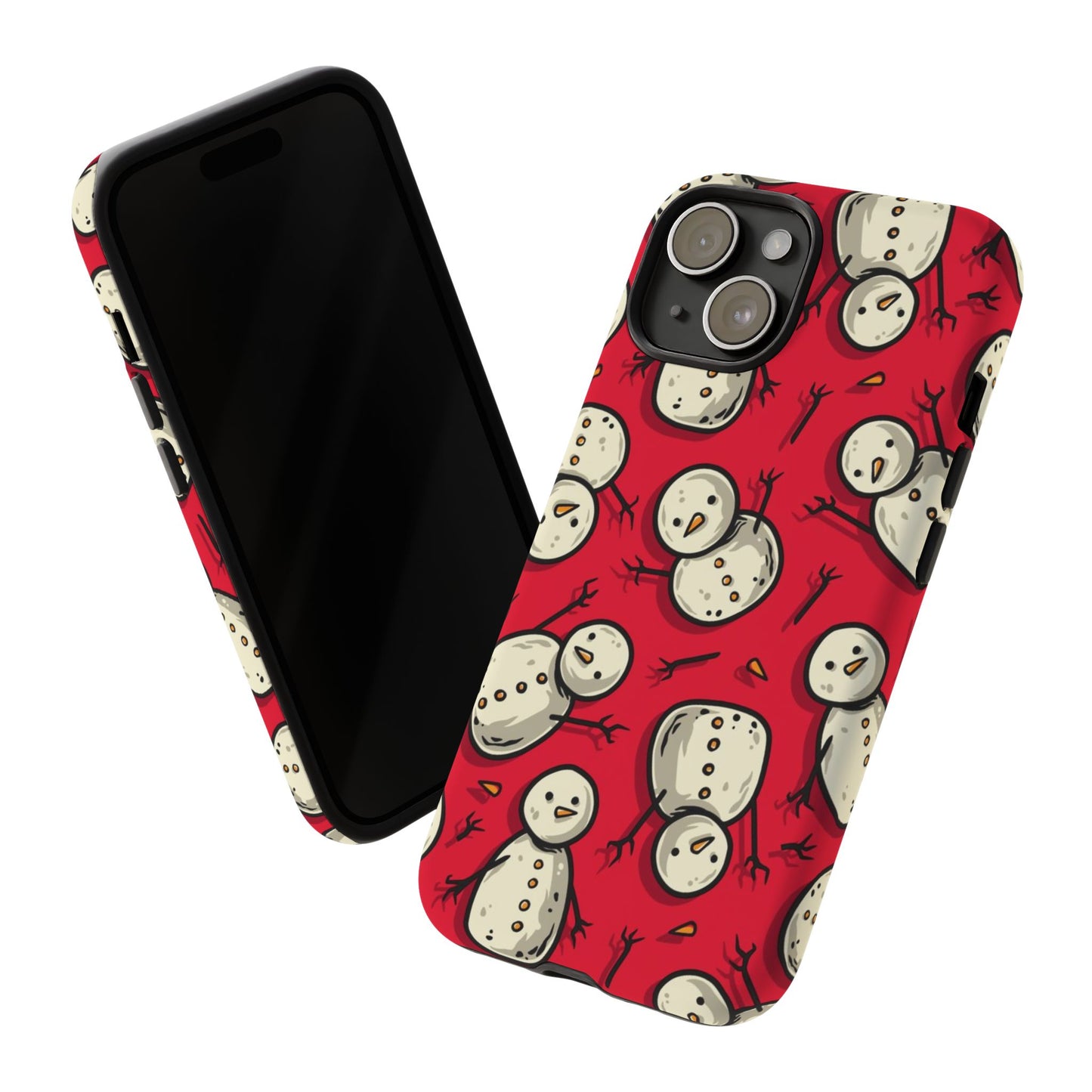 Snowman Phone Case | Festive Holiday Design for iPhone, Samsung, Pixel - Personalized Stylish Crafts