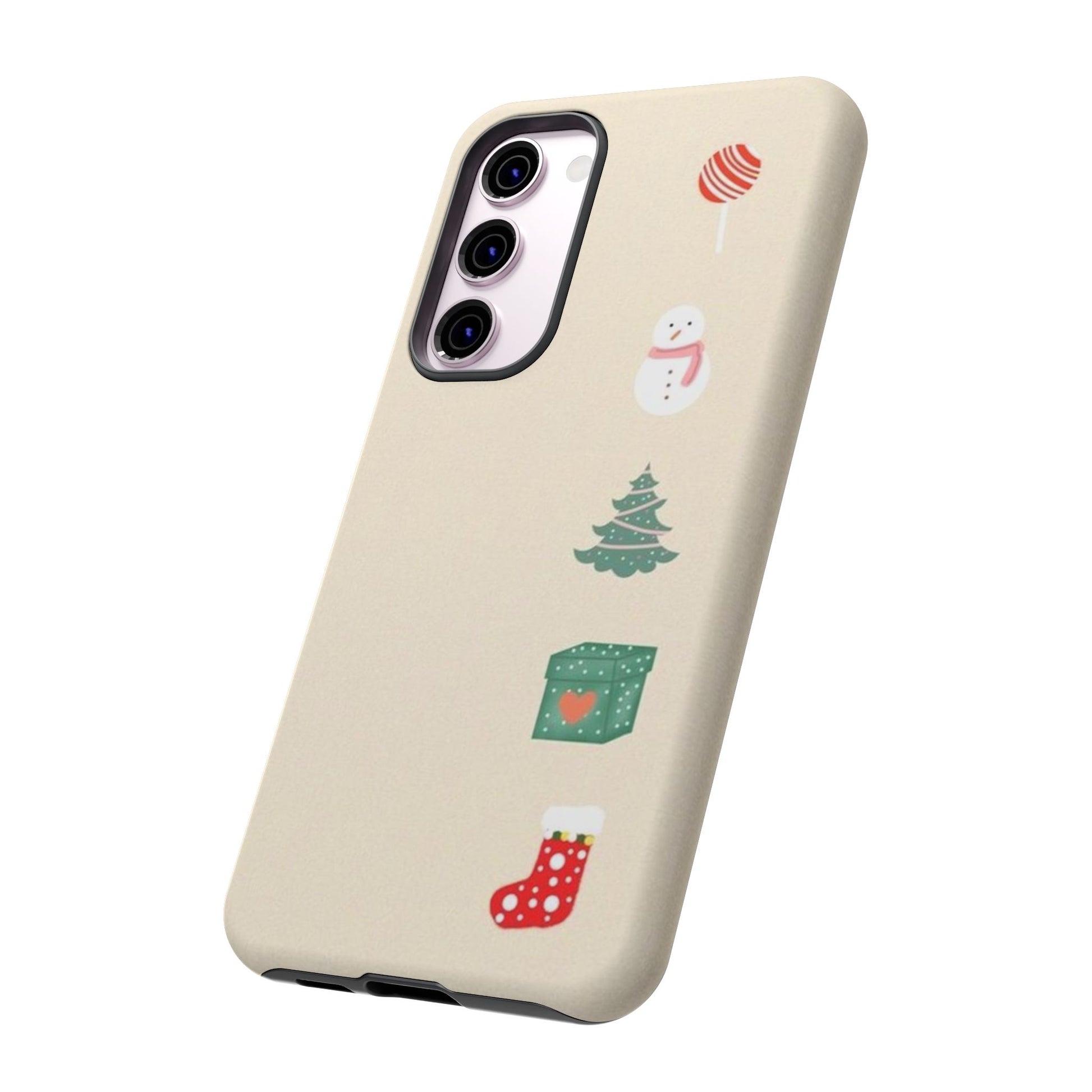 Minimalist Christmas Tree Phone Case | iPhone, Samsung, Pixel, Gift - Personalized Stylish Crafts