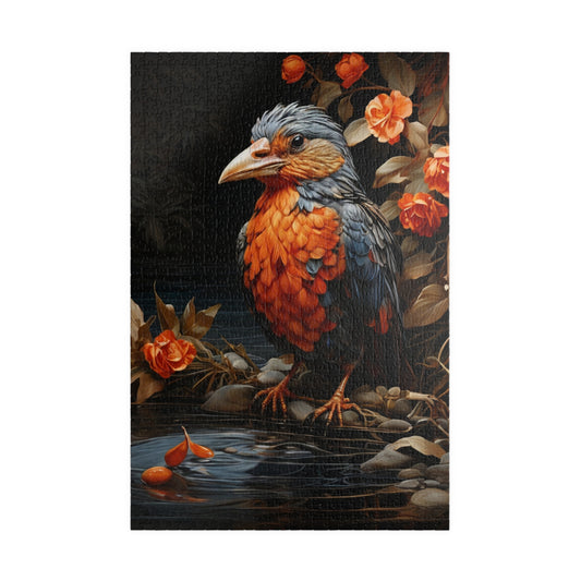 Fantasy Bird of a Feather Jigsaw Puzzle - Stunning Aesthetic Decor - Personalized Stylish Crafts