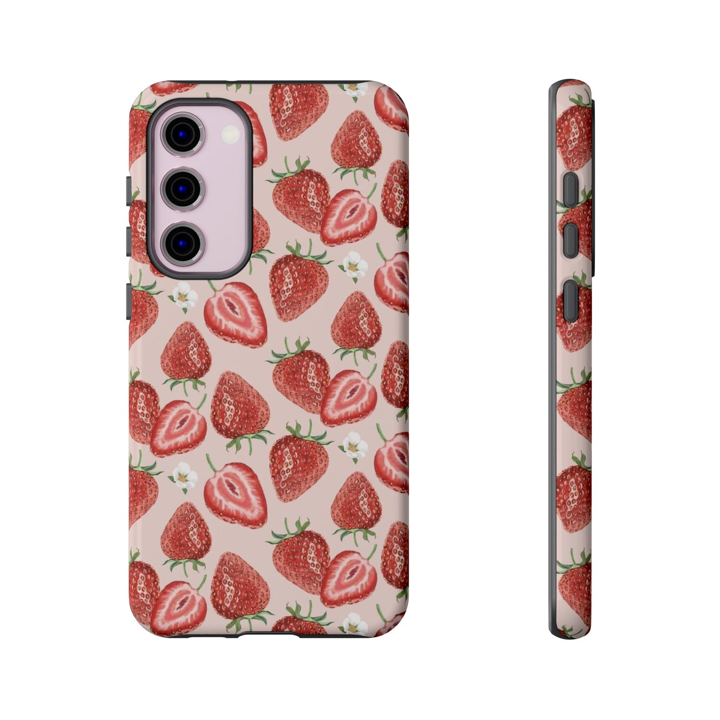 Strawberry Art Wallpaper Phone Case Design - Personalized Stylish Crafts