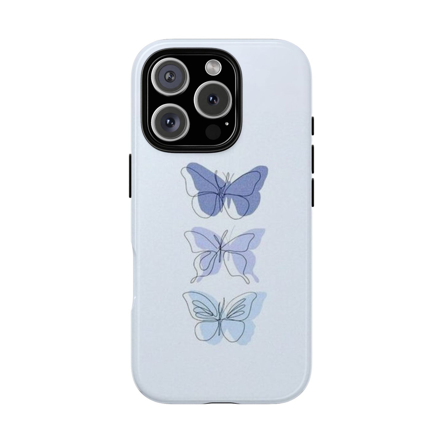 Kids Blue Butterfly Art | Phone Case Cover - Personalized Stylish Crafts