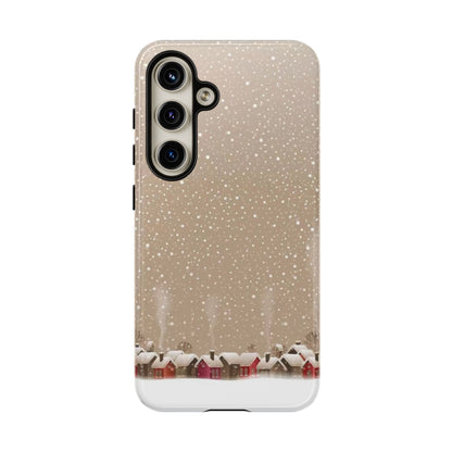 Holiday Christmas Village Picture Phone Case | iPhone Samsung Galaxy Google Pixel - Personalized Stylish Crafts