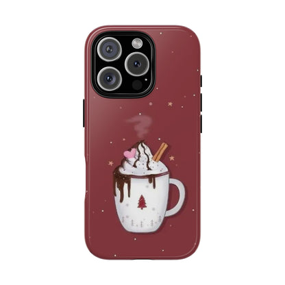 Hot Chocolate Christmas Phone Case | iPhone, Samsung, Pixel - Personalized Stylish Crafts