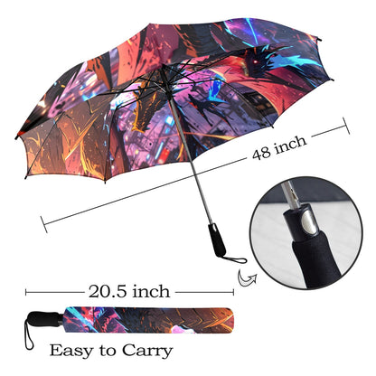 Anime Cartoon Image Umbrella -  Compact and Cool Gift for Kids