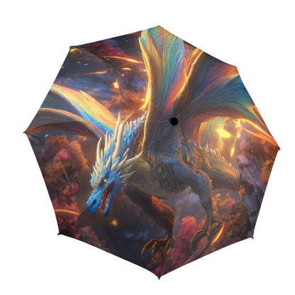 Custom Anime Dragon Umbrella - Windproof and Compact for Kids