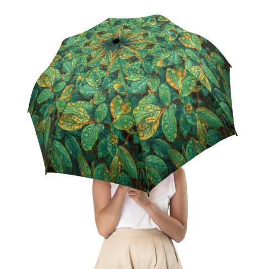 Autumn Jungle Umbrella - Windproof & Stylish Gift for Family Member