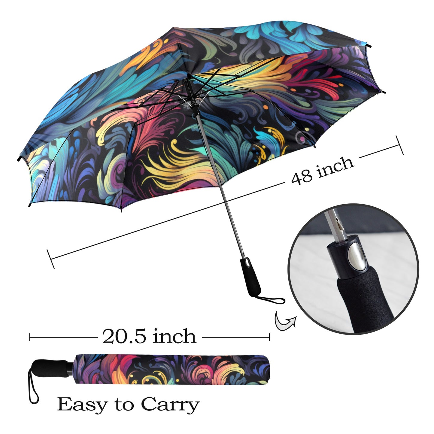 Birds Of a Feather Umbrella - Windproof and Compact for Kids