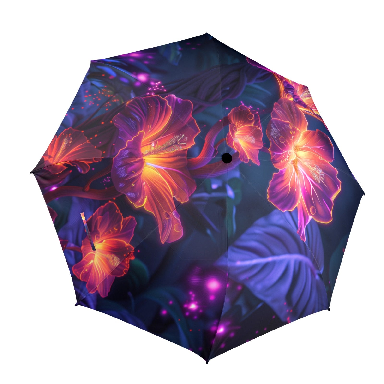 Bright Flower Umbrella - Windproof and Compact Gift for Women