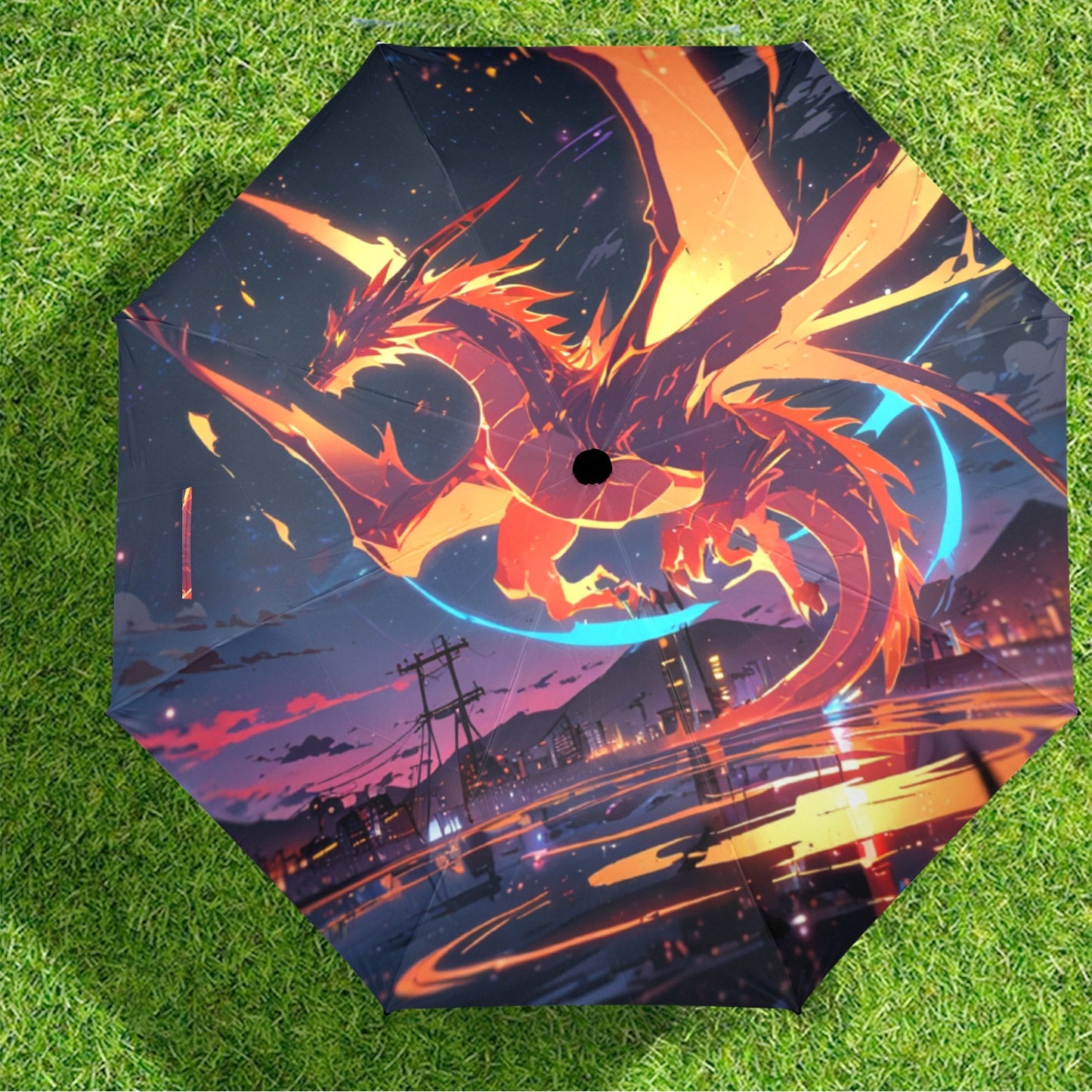 Custom Cartoon Art Umbrella - Compact and Cool Gift for Kids