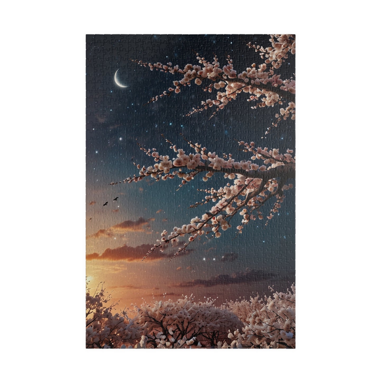 Cherry Blossom Jigsaw Puzzle - Aesthetic Home Decor