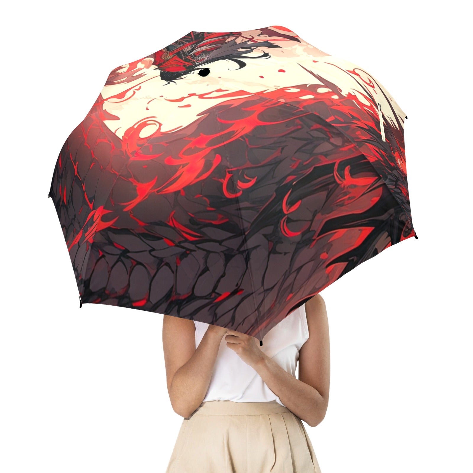 Anime Custom Character Umbrella - Windproof and Compact for Kids