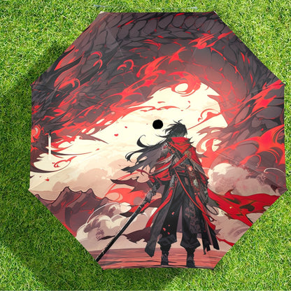 Anime Custom Character Umbrella - Windproof and Compact for Kids