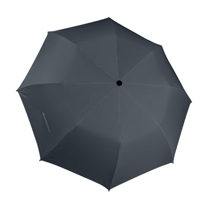 Minimalistic Dark Design Umbrella - Windproof and Compact for Travel