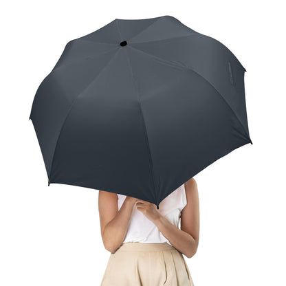 Minimalistic Dark Design Umbrella - Windproof and Compact for Travel