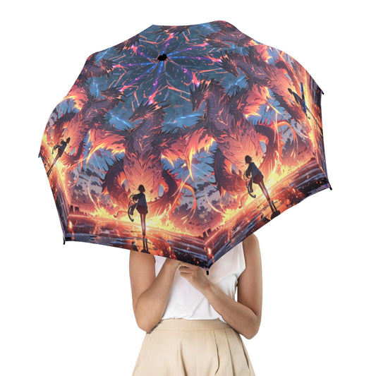 Kaleidoscope Umbrella - Custom Anime Artwork - Gift for Kids