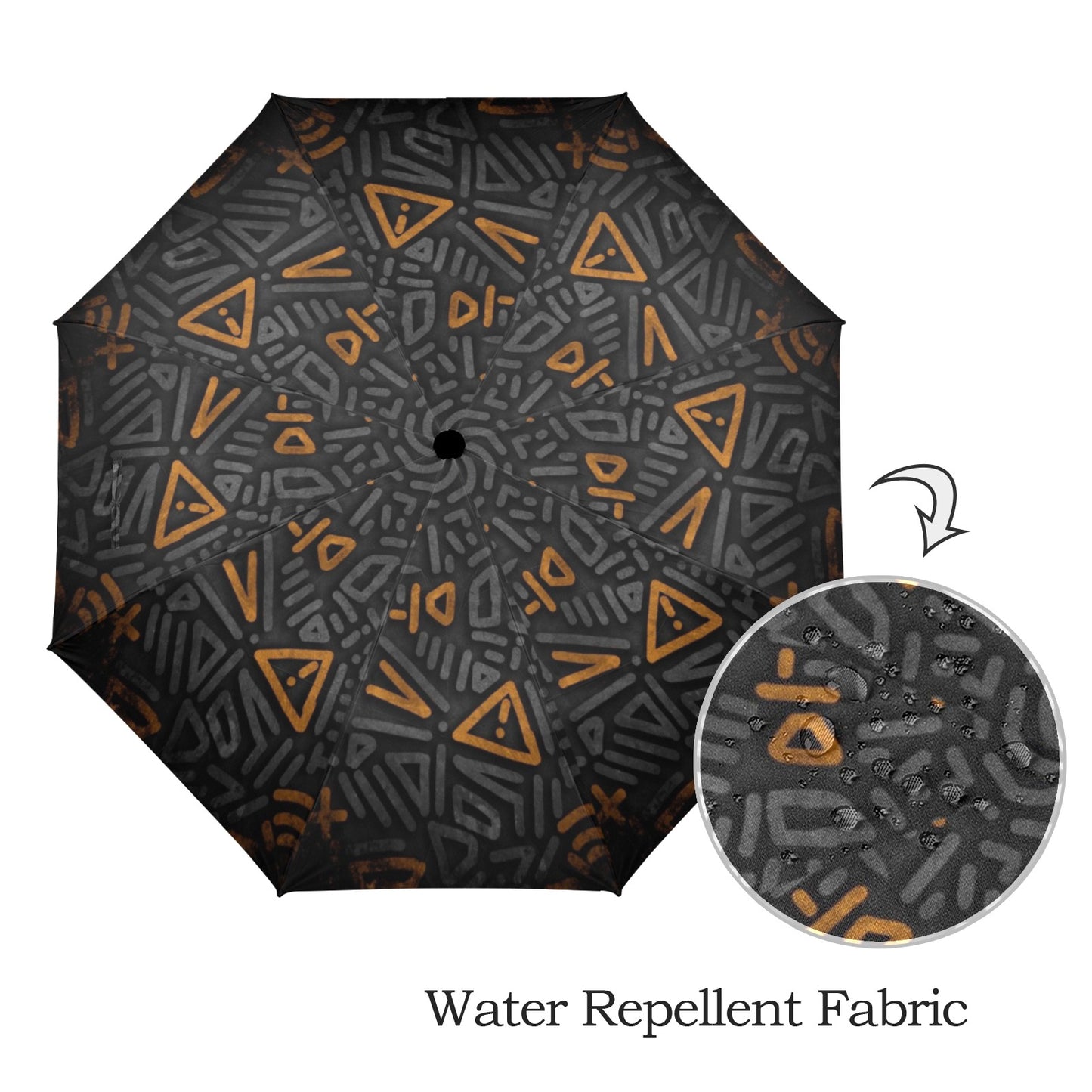 Minimalistic Vector Umbrella - Windproof and Compact for Fall Travel