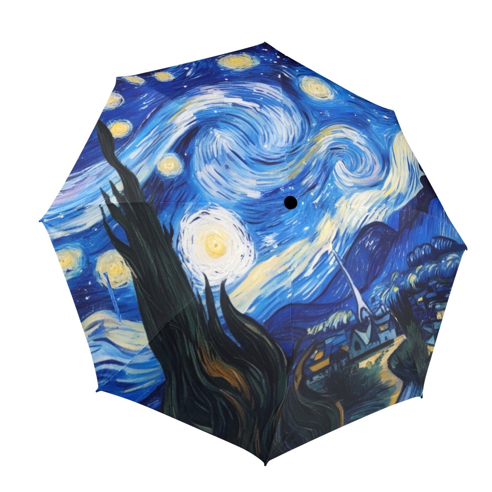 Vincent van Gogh Starry Night Umbrella - Windproof and Compact