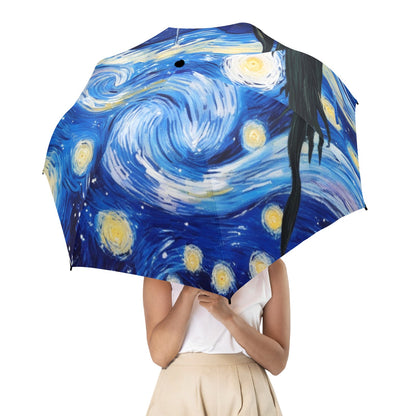 Vincent van Gogh Starry Night Umbrella - Windproof and Compact