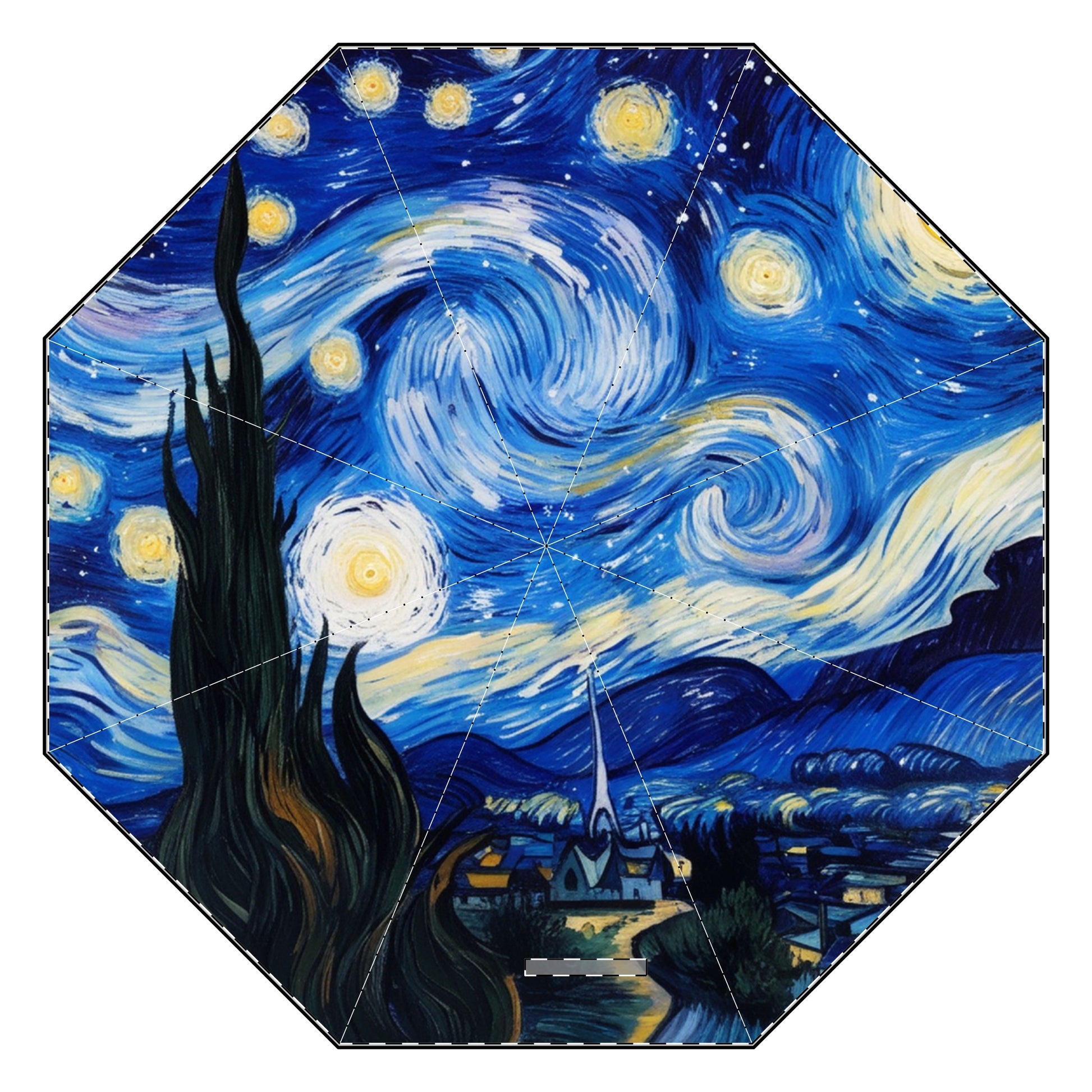 Vincent van Gogh Starry Night Umbrella - Windproof and Compact