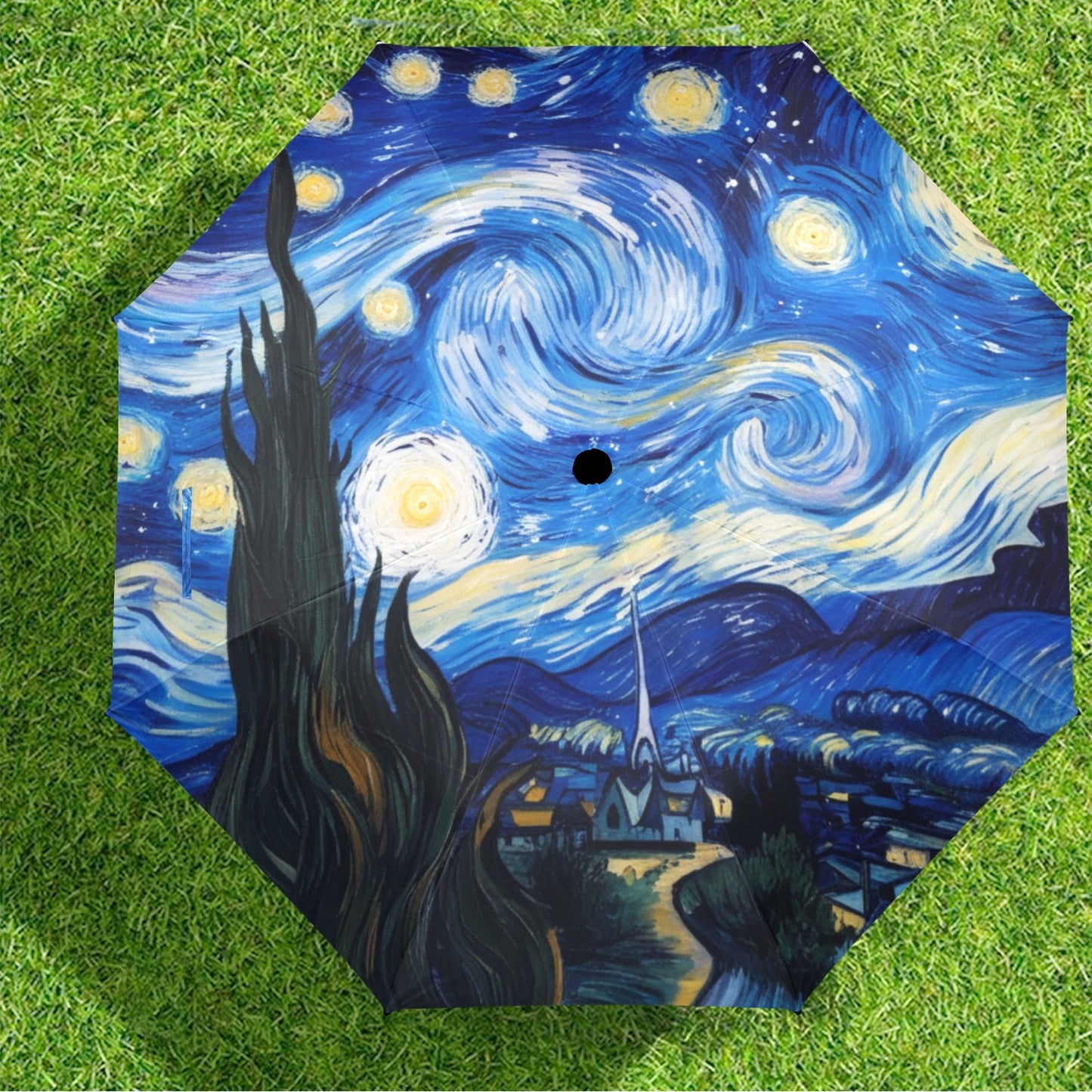 Vincent van Gogh Starry Night Umbrella - Windproof and Compact