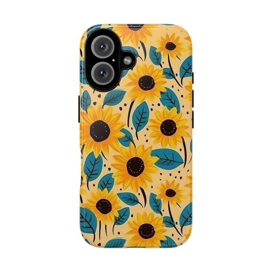 Sunflower Floral Phone Case | iPhone, Samsung, Pixel, Gift