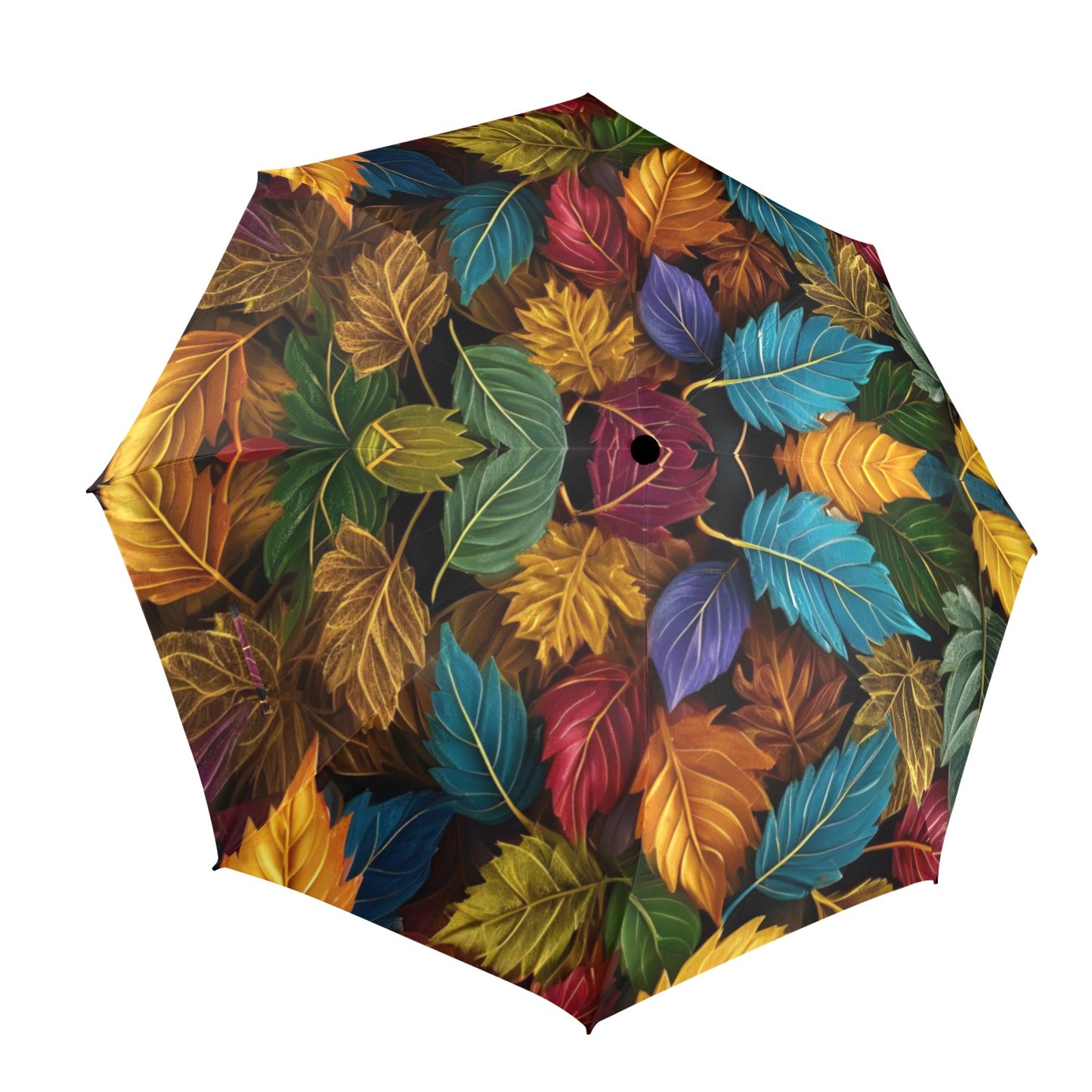 Windproof Fall Umbrella - Colorful & Compact for Autumn Travel